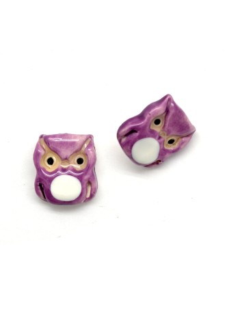 Owl Ceramic Studs
